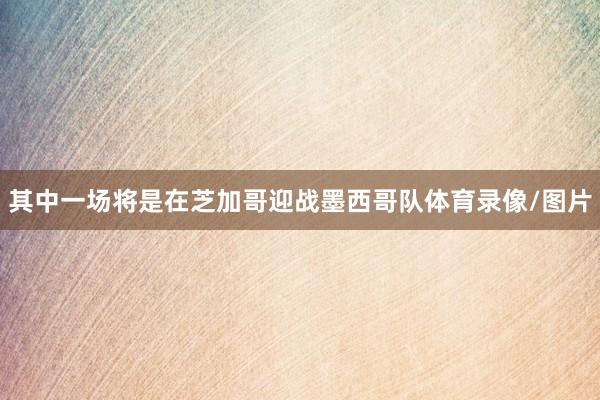 其中一场将是在芝加哥迎战墨西哥队体育录像/图片