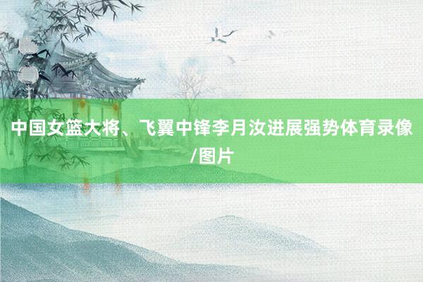 中国女篮大将、飞翼中锋李月汝进展强势体育录像/图片