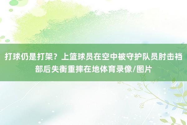 打球仍是打架？上篮球员在空中被守护队员肘击裆部后失衡重摔在地体育录像/图片