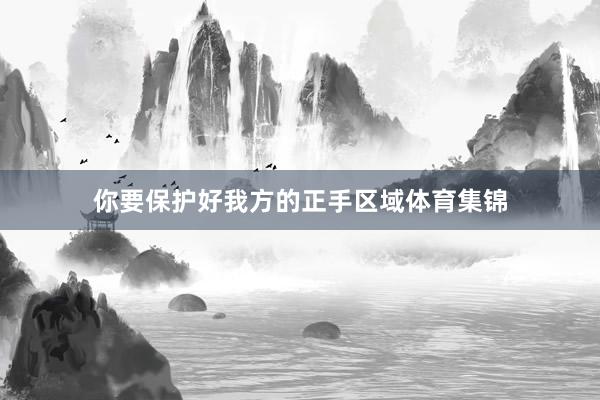 你要保护好我方的正手区域体育集锦
