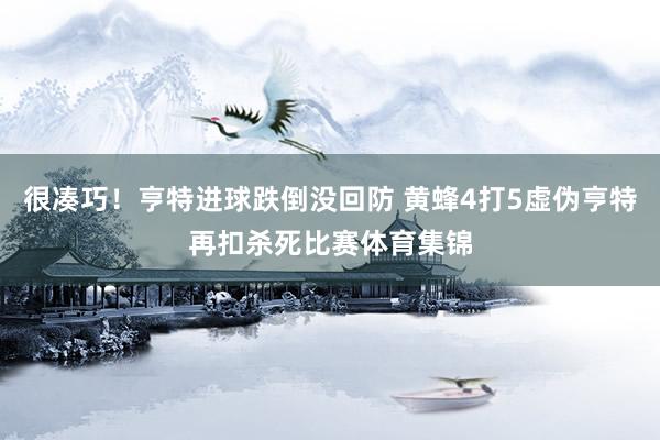 很凑巧！亨特进球跌倒没回防 黄蜂4打5虚伪亨特再扣杀死比赛体育集锦