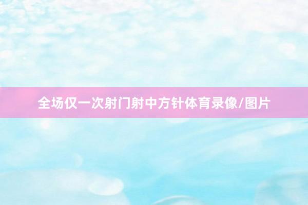 全场仅一次射门射中方针体育录像/图片