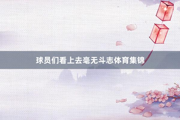 球员们看上去毫无斗志体育集锦