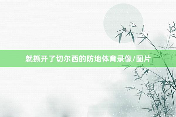 就撕开了切尔西的防地体育录像/图片