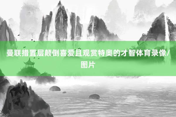 曼联措置层颠倒喜爱且观赏特奥的才智体育录像/图片