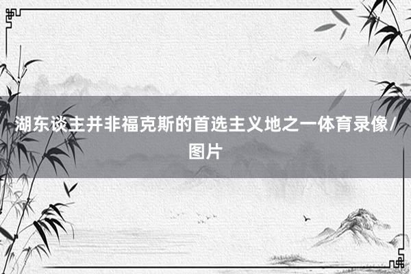 湖东谈主并非福克斯的首选主义地之一体育录像/图片