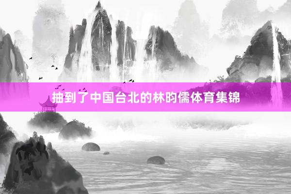 抽到了中国台北的林昀儒体育集锦