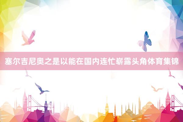塞尔吉尼奥之是以能在国内连忙崭露头角体育集锦