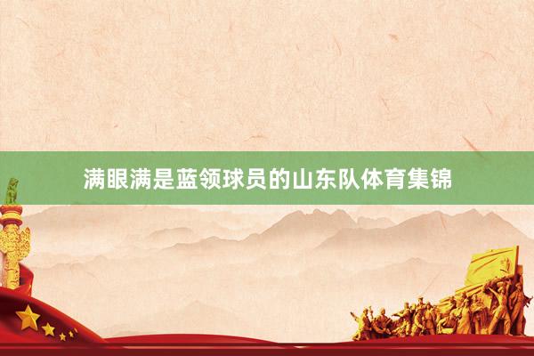 满眼满是蓝领球员的山东队体育集锦