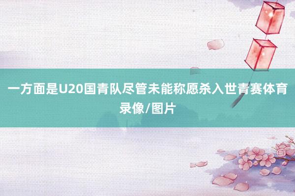 一方面是U20国青队尽管未能称愿杀入世青赛体育录像/图片