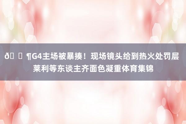 😶G4主场被暴揍！现场镜头给到热火处罚层 莱利等东谈主齐面色凝重体育集锦