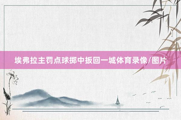 埃弗拉主罚点球掷中扳回一城体育录像/图片