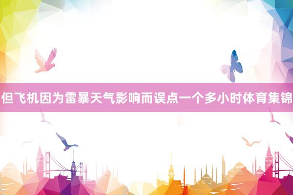 但飞机因为雷暴天气影响而误点一个多小时体育集锦