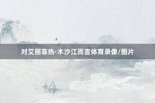 对艾丽菲热·木沙江而言体育录像/图片