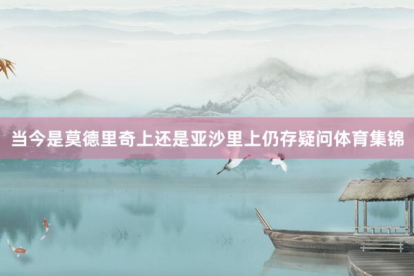 当今是莫德里奇上还是亚沙里上仍存疑问体育集锦