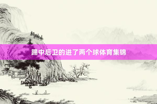 踢中后卫的进了两个球体育集锦