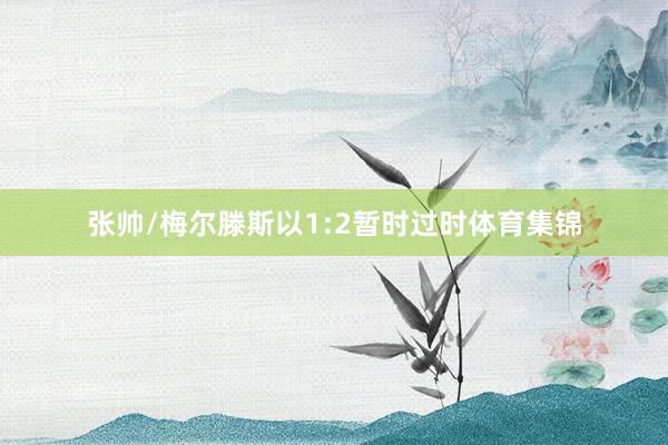 张帅/梅尔滕斯以1:2暂时过时体育集锦