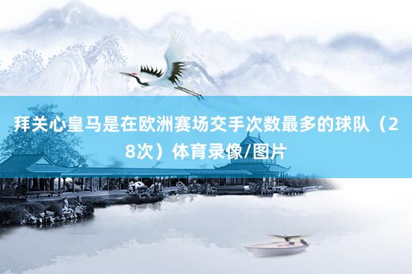 拜关心皇马是在欧洲赛场交手次数最多的球队(28次)体育录像/图片