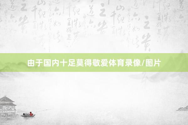 由于国内十足莫得敬爱体育录像/图片