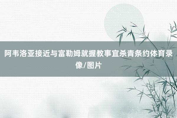 阿韦洛亚接近与富勒姆就握教事宜杀青条约体育录像/图片
